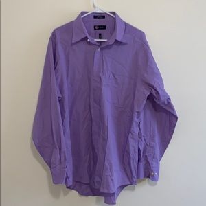 Chaps Long Sleeve Button up. Size Large. Purple
